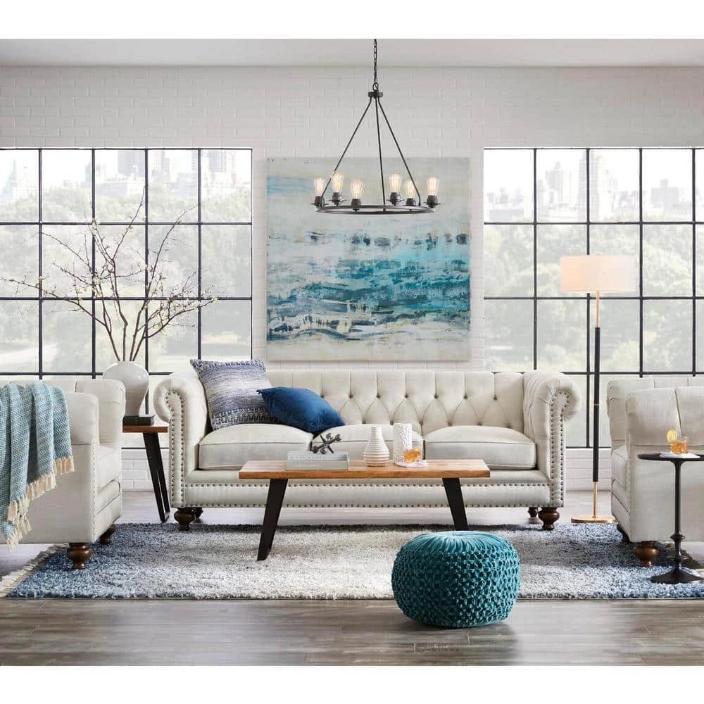 Aberdeen 12 mm T x 7.48 in W x 47.72 in L Water Resistant Laminate Flooring (19.83 sq. ft. / case) by Home Decorators Collection 6 Aberdeen 12 mm T x 7.48 in W x 47.72 in L Water Resistant Laminate Flooring (19.83 sq. ft. / case) by Home Decorators Collection - Image 6