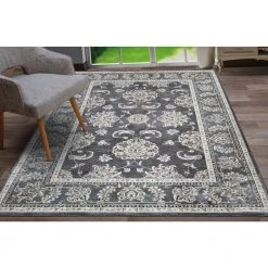 Carlisle Anthracite 5 ft. x 6 ft. 8 in. Area Rug by Home Decorators Collection 14 Carlisle Anthracite 5 ft. x 6 ft. 8 in. Area Rug by Home Decorators Collection -Zamma Home Decorators Shop anthracite home decorators collection area rugs 39045 1f 1000