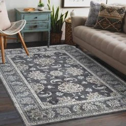 Carlisle Anthracite 5 ft. x 6 ft. 8 in. Area Rug by Home Decorators Collection 13 Carlisle Anthracite 5 ft. x 6 ft. 8 in. Area Rug by Home Decorators Collection -Zamma Home Decorators Shop anthracite home decorators collection area rugs 39045 4f 1000