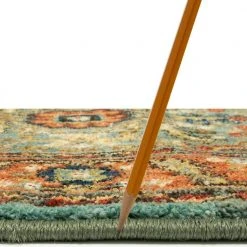 Mariah Aquamarine 2 ft. x 7 ft. Runner Rug by Home Decorators Collection -Zamma Home Decorators Shop aquamarine home decorators collection area rugs 635596 77 1000