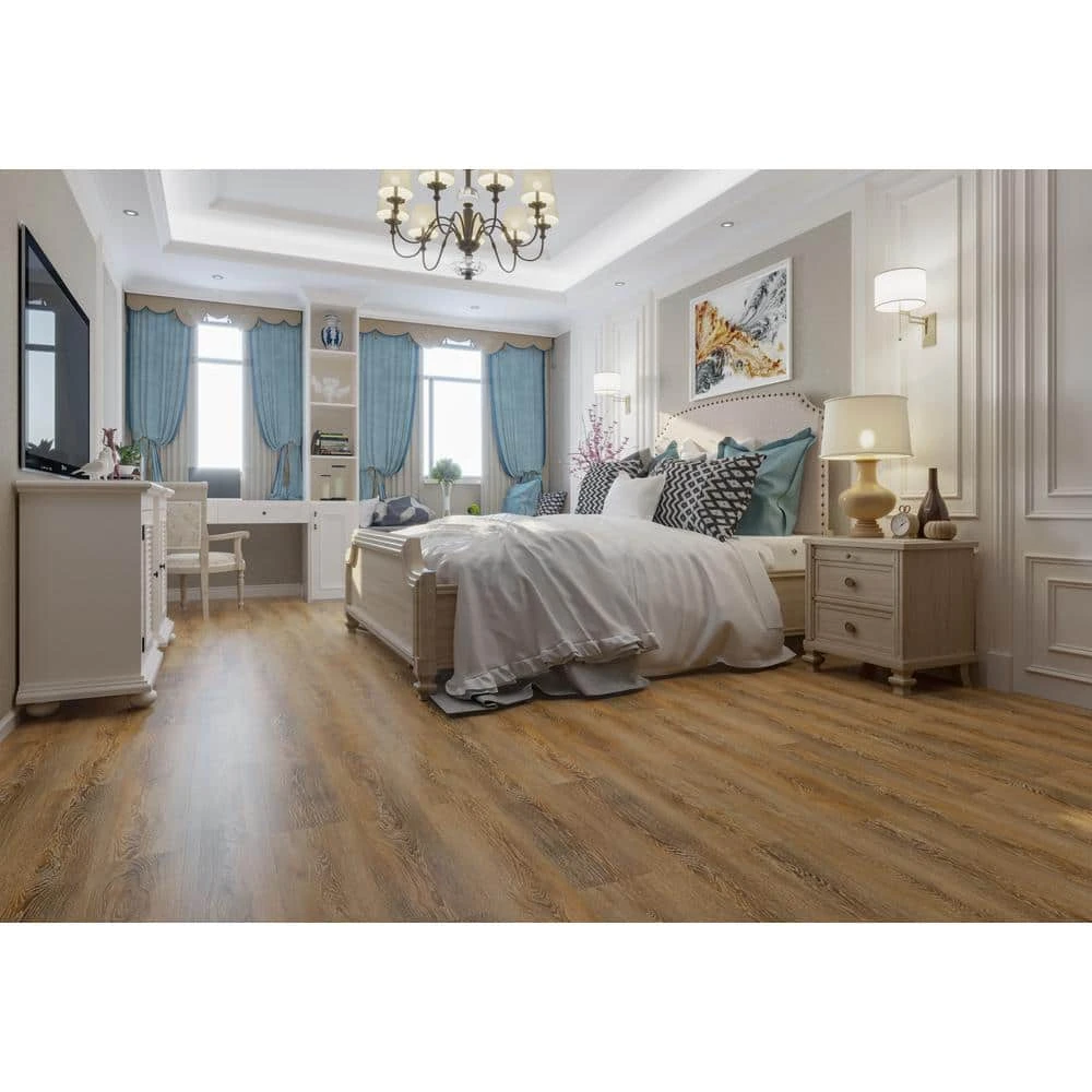 Arkansas Oak 7.20 in. W x 42 in. L SPC Waterproof Vinyl Plank Flooring (25.20 sq. ft./case) by Home Decorators Collection 2 Arkansas Oak 7.20 in. W x 42 in. L SPC Waterproof Vinyl Plank Flooring (25.20 sq. ft./case) by Home Decorators Collection - Image 2