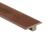 Artisan Hickory Sepia 3/4 in. Thick x 1-3/4 in. Wide x 94 in. Length Wood T-Molding by Zamma