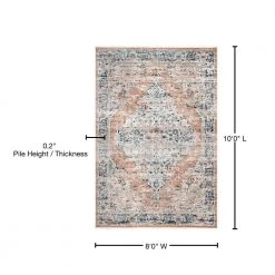 Piper Shaded Snowflakes Beige 8 ft. x 10 ft. Area Rug by Home Decorators Collection -Zamma Home Decorators Shop beige home decorators collection area rugs kksl03a 8010 76 1000