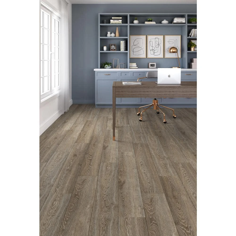 Bennett Valley Oak 12 mm T x 8.03 in. W Waterproof Laminate Wood Flooring (15.94 sq.ft/Case) by Home Decorators Collection 7 Bennett Valley Oak 12 mm T x 8.03 in. W Waterproof Laminate Wood Flooring (15.94 sq.ft/Case) by Home Decorators Collection - Image 7
