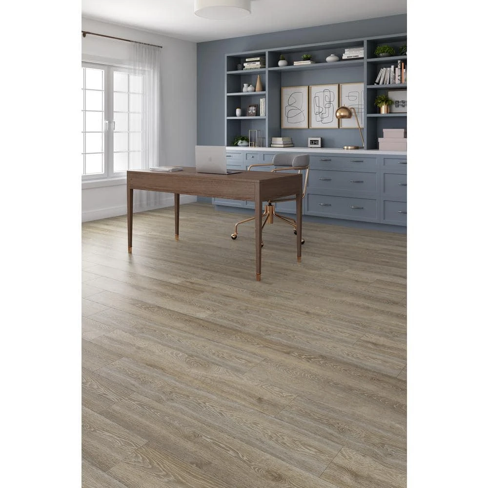 Bennett Valley Oak 12 mm T x 8.03 in. W Waterproof Laminate Wood Flooring (15.94 sq.ft/Case) by Home Decorators Collection 2 Bennett Valley Oak 12 mm T x 8.03 in. W Waterproof Laminate Wood Flooring (15.94 sq.ft/Case) by Home Decorators Collection - Image 2