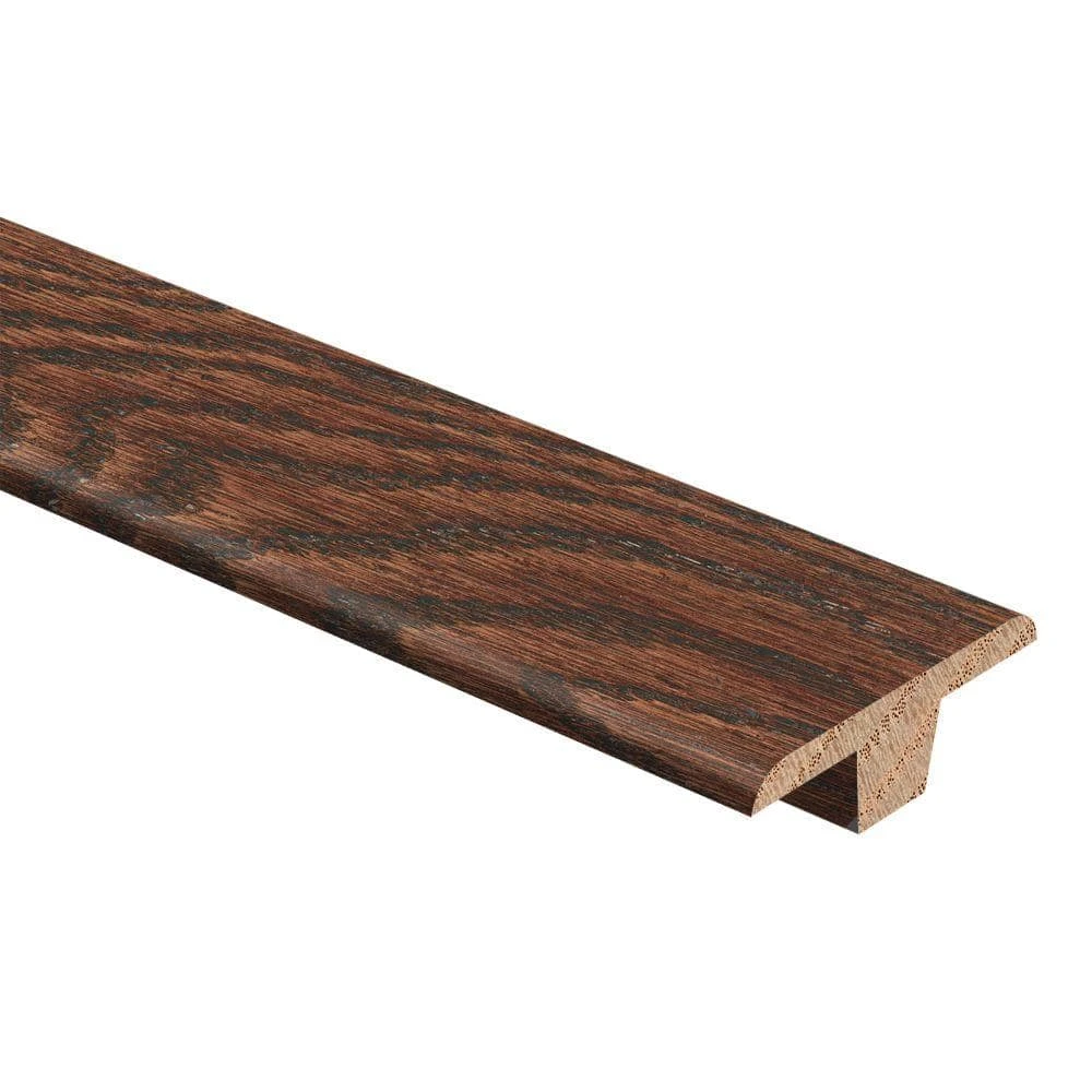 Black Cherry Oak 3/8 in. Thick x 1-3/4 in. Wide x 94 in. Length Hardwood T-Molding by Zamma 1 Black Cherry Oak 3/8 in. Thick x 1-3/4 in. Wide x 94 in. Length Hardwood T-Molding by Zamma