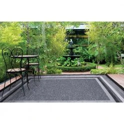 Eternity Black 8 ft. x 10 ft. Indoor/Outdoor Area Rug by Home Decorators Collection 17 Eternity Black 8 ft. x 10 ft. Indoor/Outdoor Area Rug by Home Decorators Collection -Zamma Home Decorators Shop black home decorators collection outdoor rugs 19447 1f 1000