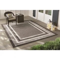 Eternity Black 8 ft. x 10 ft. Indoor/Outdoor Area Rug by Home Decorators Collection 14 Eternity Black 8 ft. x 10 ft. Indoor/Outdoor Area Rug by Home Decorators Collection -Zamma Home Decorators Shop black home decorators collection outdoor rugs 19447 77 1000
