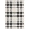 Shag Black and White 5 ft. x 7 ft. Menswear Polypropylene Area Rug by Home Decorators Collection