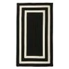 Griffin Border Black/White 3 ft. x 5 ft. Braided Indoor/Outdoor Area Rug by Home Decorators Collection