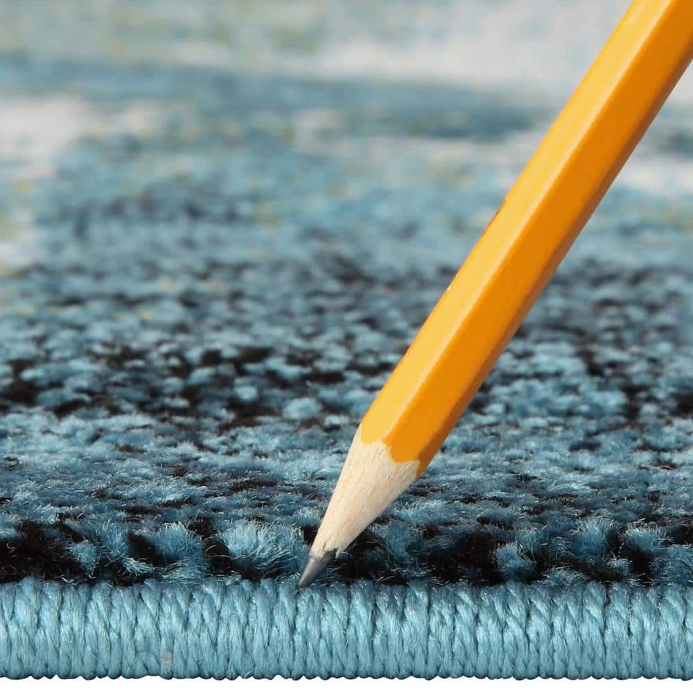 Journey Blue/Green 9 ft. x 13 ft. Area Rug by Home Decorators Collection 5 Journey Blue/Green 9 ft. x 13 ft. Area Rug by Home Decorators Collection - Image 5