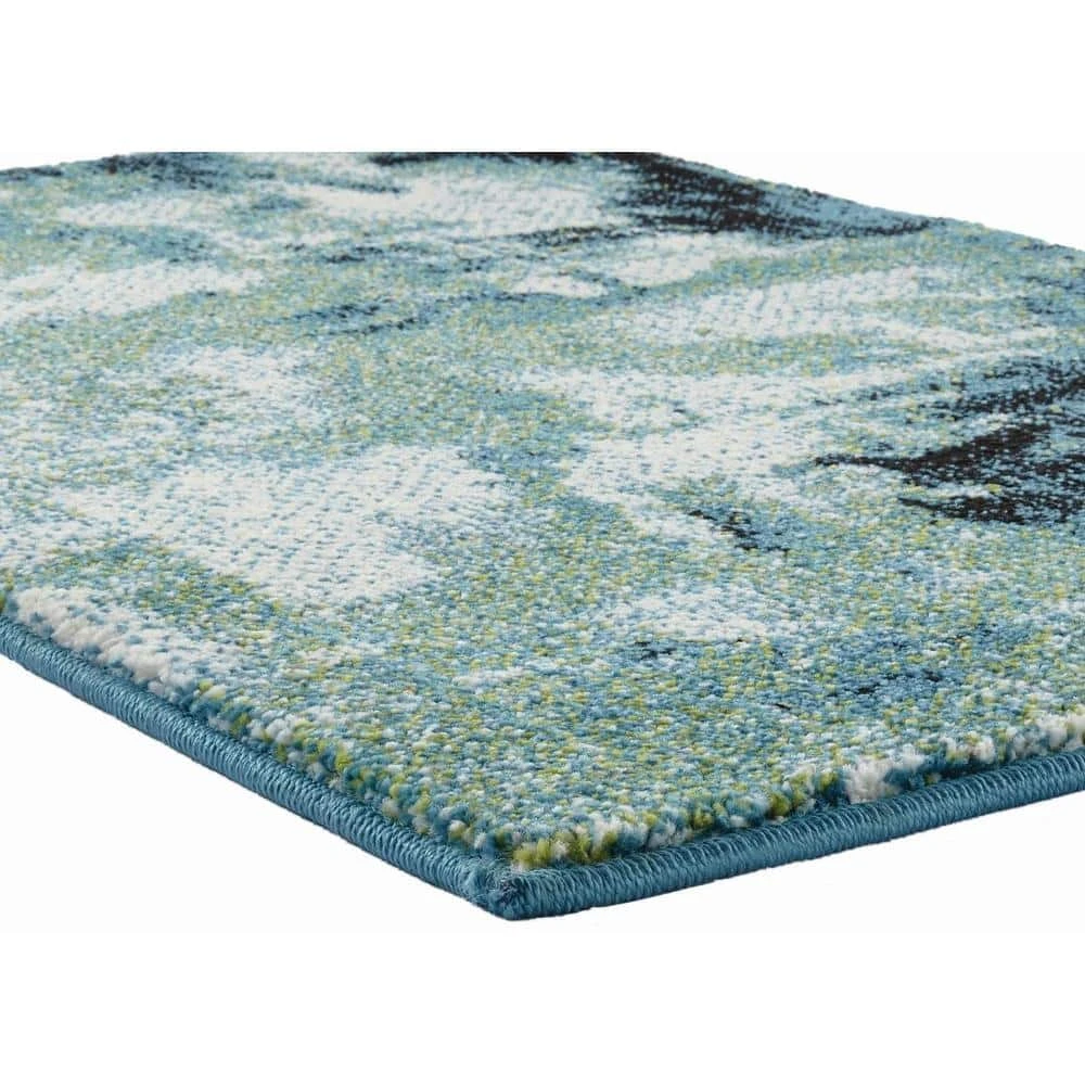 Journey Blue/Green 9 ft. x 13 ft. Area Rug by Home Decorators Collection 7 Journey Blue/Green 9 ft. x 13 ft. Area Rug by Home Decorators Collection - Image 7