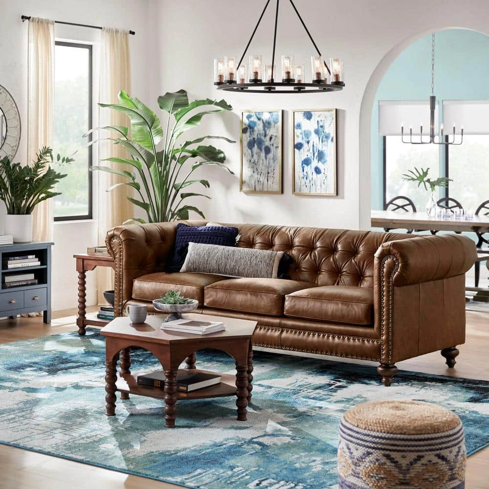 Journey Blue/Green 9 ft. x 13 ft. Area Rug by Home Decorators Collection 10 Journey Blue/Green 9 ft. x 13 ft. Area Rug by Home Decorators Collection - Image 10