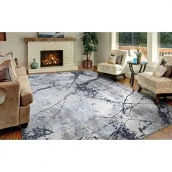 Chloe Blue 5 ft. x 7 ft. Area Rug by Home Decorators Collection -Zamma Home Decorators Shop blue home decorators collection area rugs 41865 44 1000