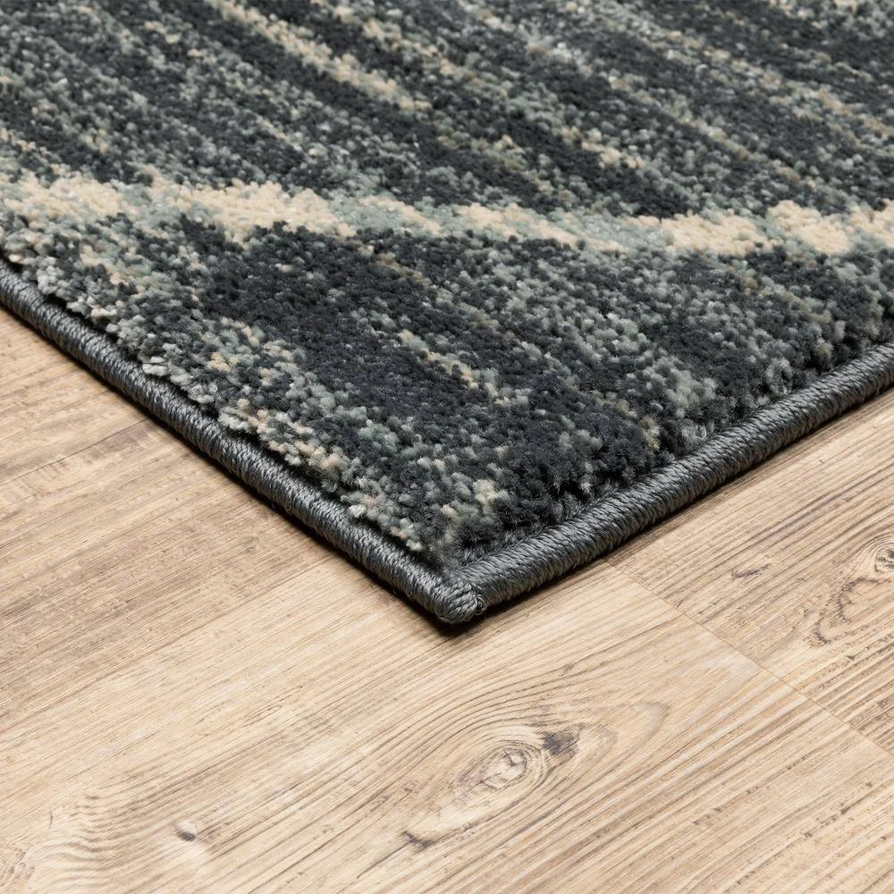 Luciana Blue 7 ft. x 10 ft. Geometric Area Rug by Home Decorators Collection 5 Luciana Blue 7 ft. x 10 ft. Geometric Area Rug by Home Decorators Collection - Image 5