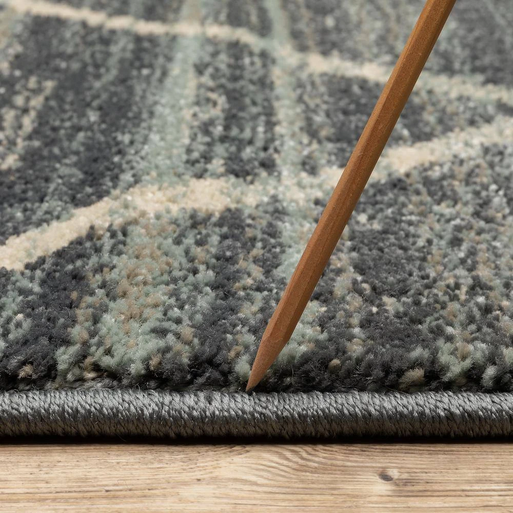 Luciana Blue 7 ft. x 10 ft. Geometric Area Rug by Home Decorators Collection 3 Luciana Blue 7 ft. x 10 ft. Geometric Area Rug by Home Decorators Collection - Image 3