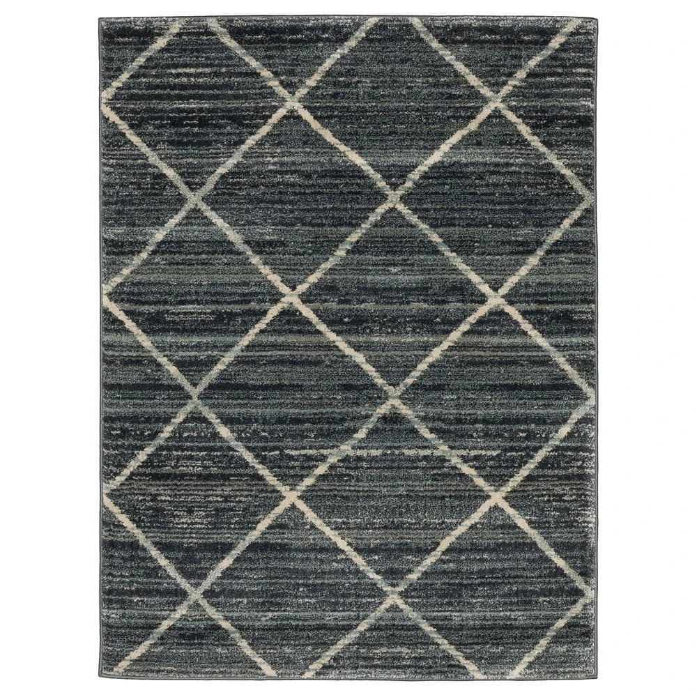 Luciana Blue 7 ft. x 10 ft. Geometric Area Rug by Home Decorators Collection 1 Luciana Blue 7 ft. x 10 ft. Geometric Area Rug by Home Decorators Collection