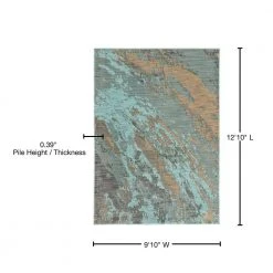 Java Blue 10 ft. x 13 ft. Area Rug by Home Decorators Collection 27 Java Blue 10 ft. x 13 ft. Area Rug by Home Decorators Collection -Zamma Home Decorators Shop blue home decorators collection area rugs 9211850340 76 1000