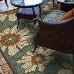 Jubilee Blue White 7 ft. x 10 ft. Indoor/Outdoor Area Rug by Home Decorators Collection -Zamma Home Decorators Shop blue home decorators collection outdoor rugs 0564230310 44 1000