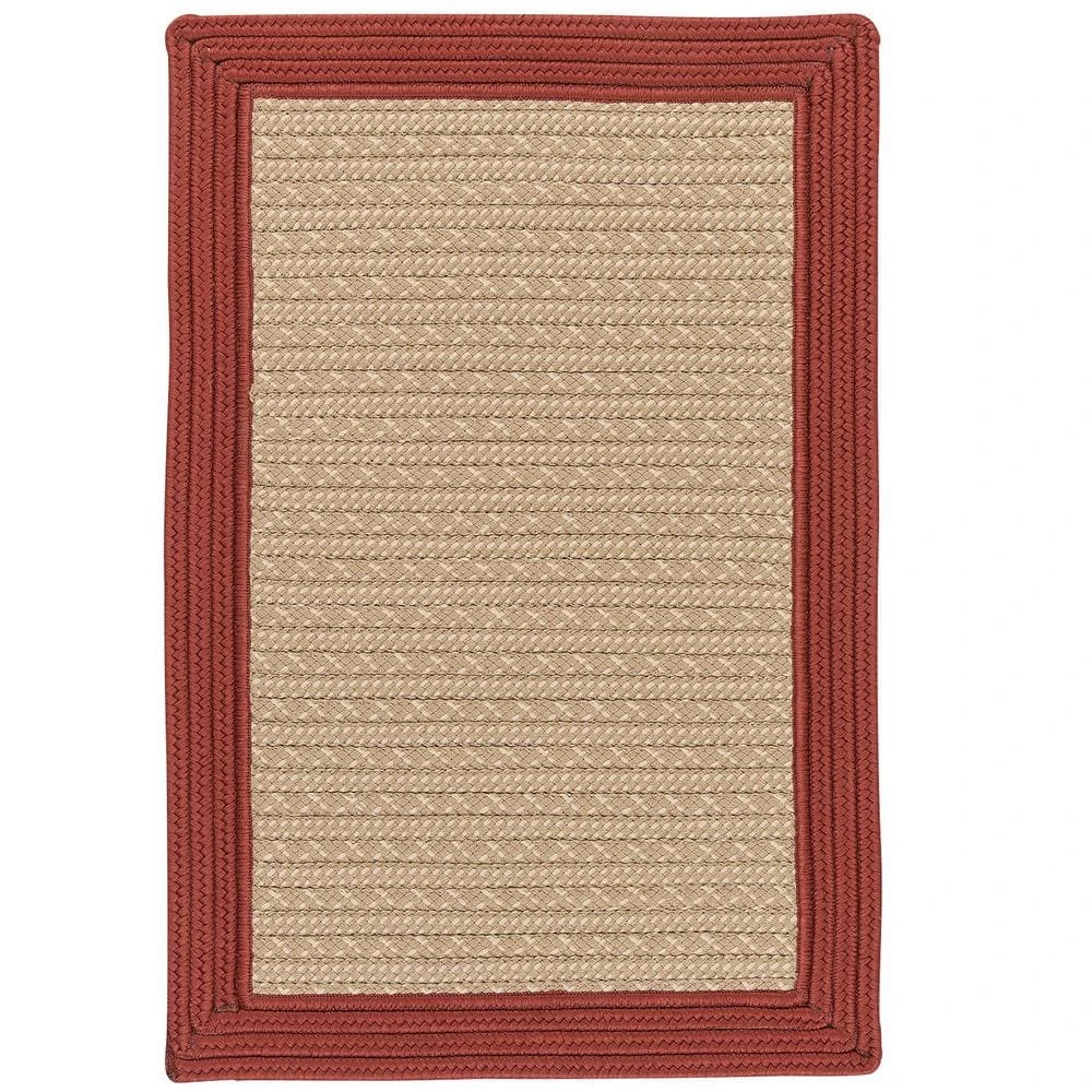 Beverly Brick 5 ft. x 7 ft. Braided Indoor/Outdoor Area Rug by Home Decorators Collection 1 Beverly Brick 5 ft. x 7 ft. Braided Indoor/Outdoor Area Rug by Home Decorators Collection
