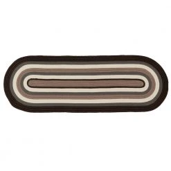 Frontier 2 ft. x 10 ft. Brown Braided Runner Rug by Home Decorators Collection