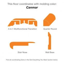 Canmar 12 mm T x 7.48 in W x 47.72 in L Water Resistant Laminate Flooring (19.83 sq. ft. / case) by Home Decorators Collection 6 Canmar 12 mm T x 7.48 in W x 47.72 in L Water Resistant Laminate Flooring (19.83 sq. ft. / case) by Home Decorators Collection -Zamma Home Decorators Shop canmar gray home decorators collection laminate wood flooring hl1352 76 1000