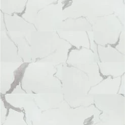 Carrara Luciano 11.81 in. W x 23.62 in. L Rigid Core Click Lock Luxury Vinyl Tile Flooring (19.37 sq. ft./case) by Home Decorators Collection