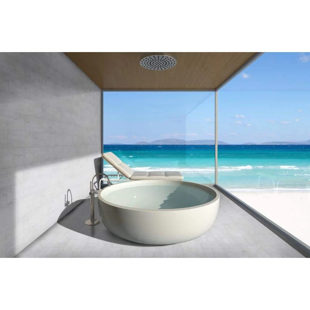 Carrara 12 in. x 24 in. Polished Porcelain Floor and Wall Tile (448 sq. ft./Pallet) by Home Decorators Collection 2 Carrara 12 in. x 24 in. Polished Porcelain Floor and Wall Tile (448 sq. ft./Pallet) by Home Decorators Collection - Image 2