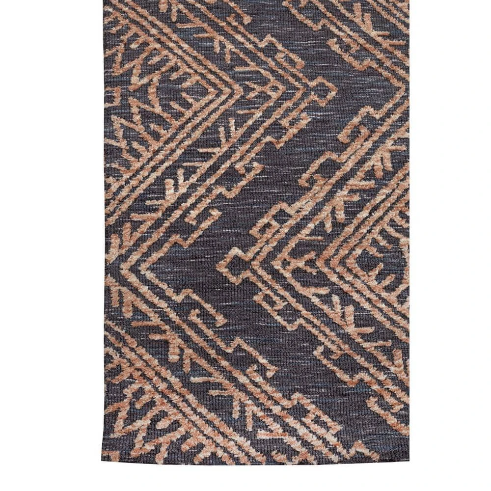 Cypress Charcoal/Rust 5 ft. x 7 ft. Medallion Area Rug by Home Decorators Collection 5 Cypress Charcoal/Rust 5 ft. x 7 ft. Medallion Area Rug by Home Decorators Collection - Image 5
