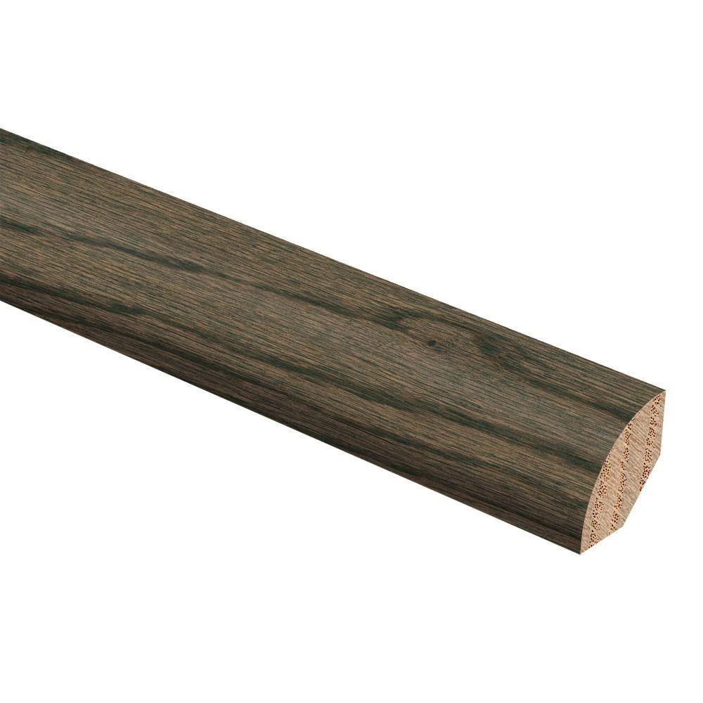 Coastal Gray Oak 3/4 in. Thick x 3/4 in. Wide x 94 in. Length Hardwood Quarter Round Molding by Zamma 1 Coastal Gray Oak 3/4 in. Thick x 3/4 in. Wide x 94 in. Length Hardwood Quarter Round Molding by Zamma