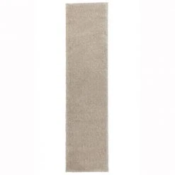 Ethereal Shag Cream Beige 2 ft. x 8 ft. Indoor Runner Rug by Home Decorators Collection
