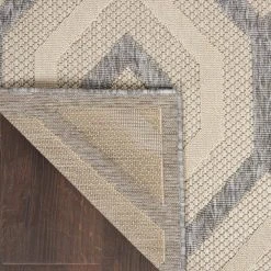 Palamos Cream 2 ft. x 10 ft. Geometric Contemporary Indoor/Outdoor Runner Rug by Home Decorators Collection 12 Palamos Cream 2 ft. x 10 ft. Geometric Contemporary Indoor/Outdoor Runner Rug by Home Decorators Collection -Zamma Home Decorators Shop cream home decorators collection area rugs 774217 66 1000