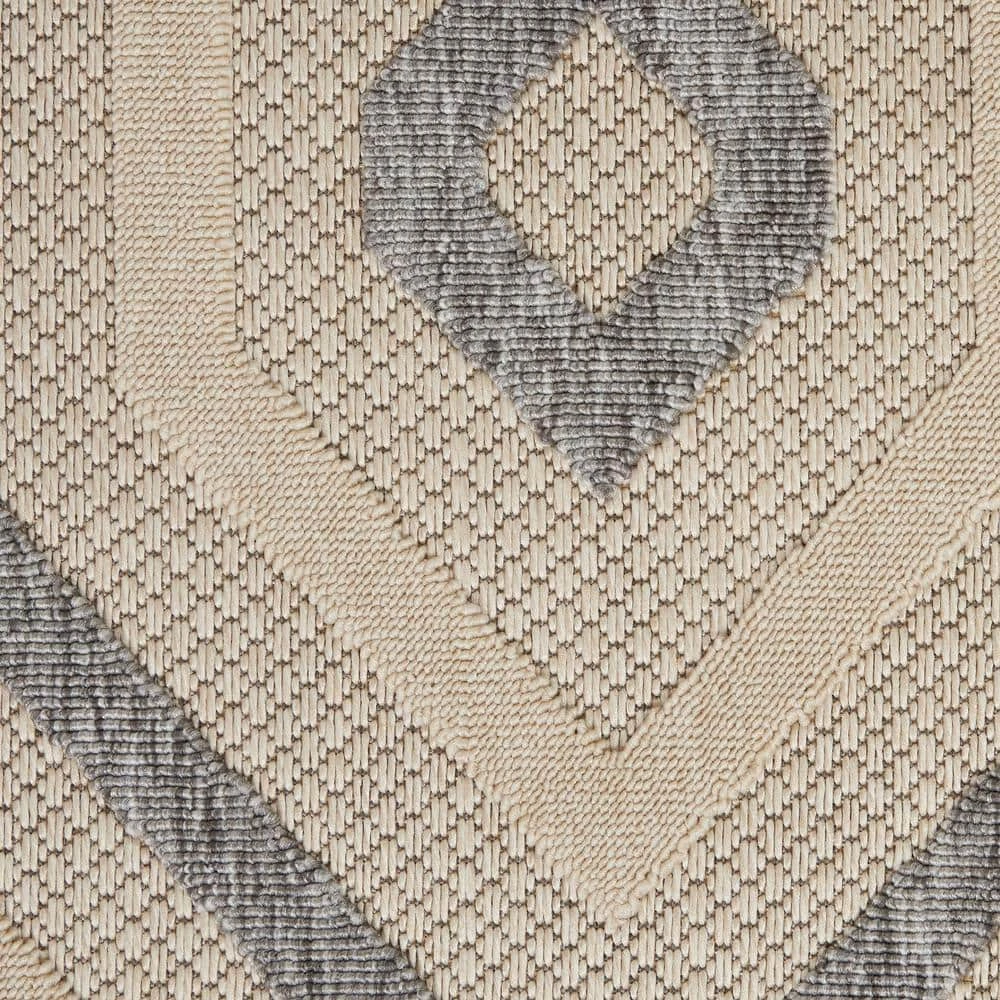 Palamos Cream 2 ft. x 10 ft. Geometric Contemporary Indoor/Outdoor Runner Rug by Home Decorators Collection 8 Palamos Cream 2 ft. x 10 ft. Geometric Contemporary Indoor/Outdoor Runner Rug by Home Decorators Collection - Image 8
