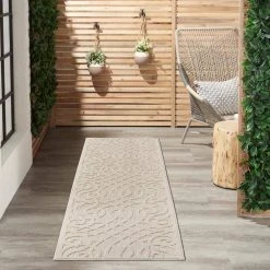 Palamos Cream 2 ft. x 8 ft. Geometric Contemporary Indoor/Outdoor Runner Rug by Home Decorators Collection 14 Palamos Cream 2 ft. x 8 ft. Geometric Contemporary Indoor/Outdoor Runner Rug by Home Decorators Collection -Zamma Home Decorators Shop cream home decorators collection area rugs 774521 77 1000