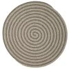 Charmed Dark Gray 5 ft. x 5 ft. Round Braided Area Rug by Home Decorators Collection