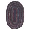 Newport Harbor Dark Multi 8 ft. x 10 ft. Oval Braided Area Rug by Home Decorators Collection