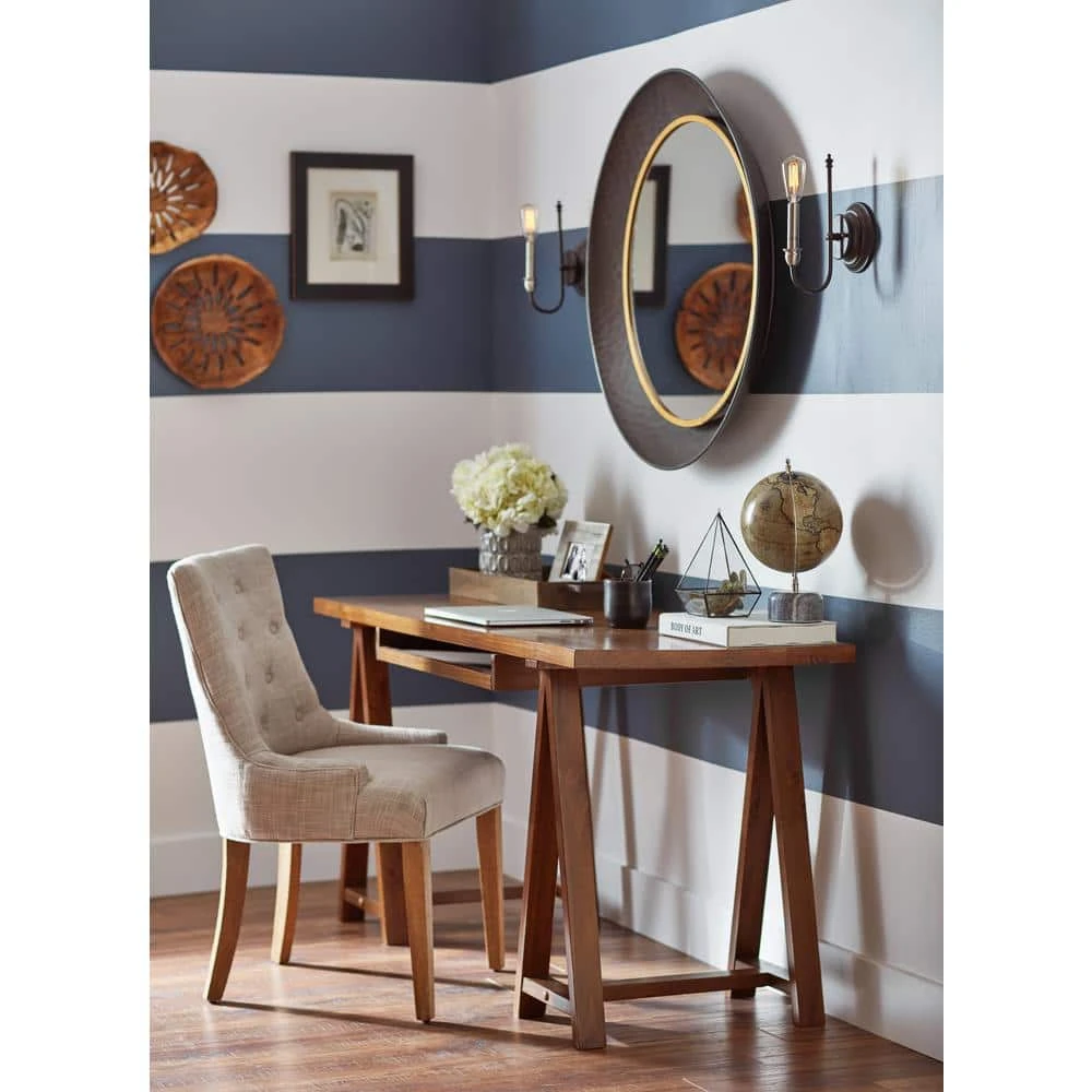 Distressed Brown Hickory 12 mm Thick x 6-1/4 in. Wide x 50-25/32 in. Length Laminate Flooring (15.45 sq. ft. / case) by Home Decorators Collection 4 Distressed Brown Hickory 12 mm Thick x 6-1/4 in. Wide x 50-25/32 in. Length Laminate Flooring (15.45 sq. ft. / case) by Home Decorators Collection - Image 4