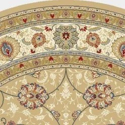 Vaughan Light Gold/Ivory 5 ft. x 5 ft. Round Indoor Area Rug by Home Decorators Collection -Zamma Home Decorators Shop gold home decorators collection area rugs 9172840530 c3 1000