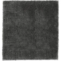 Ethereal Shag Graphite Charcoal 8 ft. x 8 ft. Square Indoor Area Rug by Home Decorators Collection