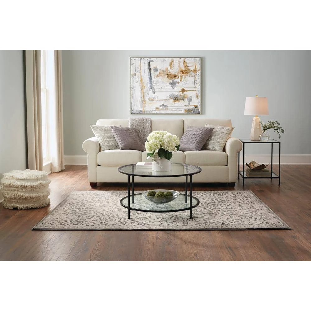 Skyline Gray 5 ft. x 7 ft.Floral Area Rug by Home Decorators Collection 13 Skyline Gray 5 ft. x 7 ft.Floral Area Rug by Home Decorators Collection - Image 13