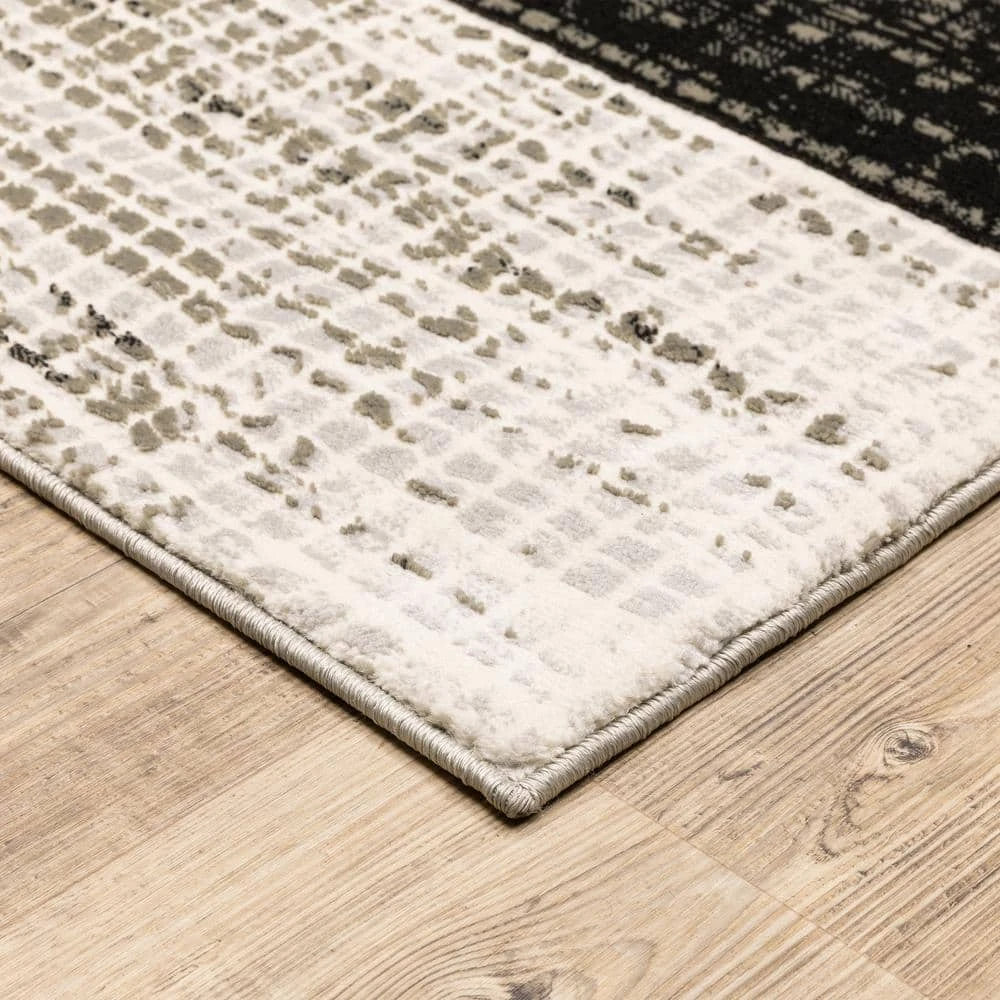 Paramount Gray 7 ft. x 10 ft. Geometric Area Rug by Home Decorators Collection 5 Paramount Gray 7 ft. x 10 ft. Geometric Area Rug by Home Decorators Collection - Image 5