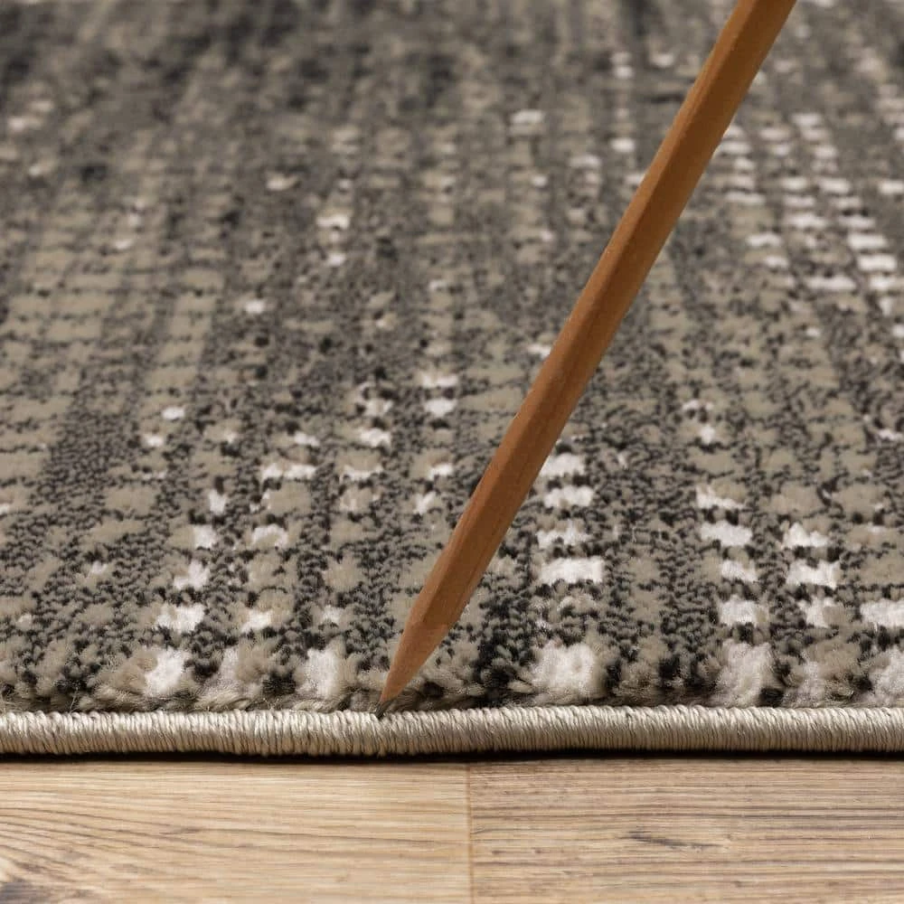 Paramount Gray 7 ft. x 10 ft. Geometric Area Rug by Home Decorators Collection 3 Paramount Gray 7 ft. x 10 ft. Geometric Area Rug by Home Decorators Collection - Image 3