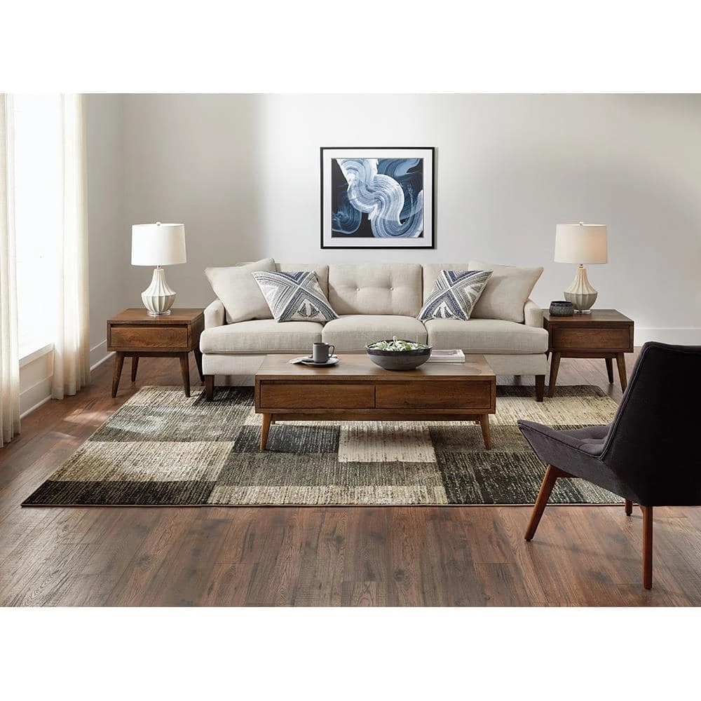 Paramount Gray 7 ft. x 10 ft. Geometric Area Rug by Home Decorators Collection 2 Paramount Gray 7 ft. x 10 ft. Geometric Area Rug by Home Decorators Collection - Image 2