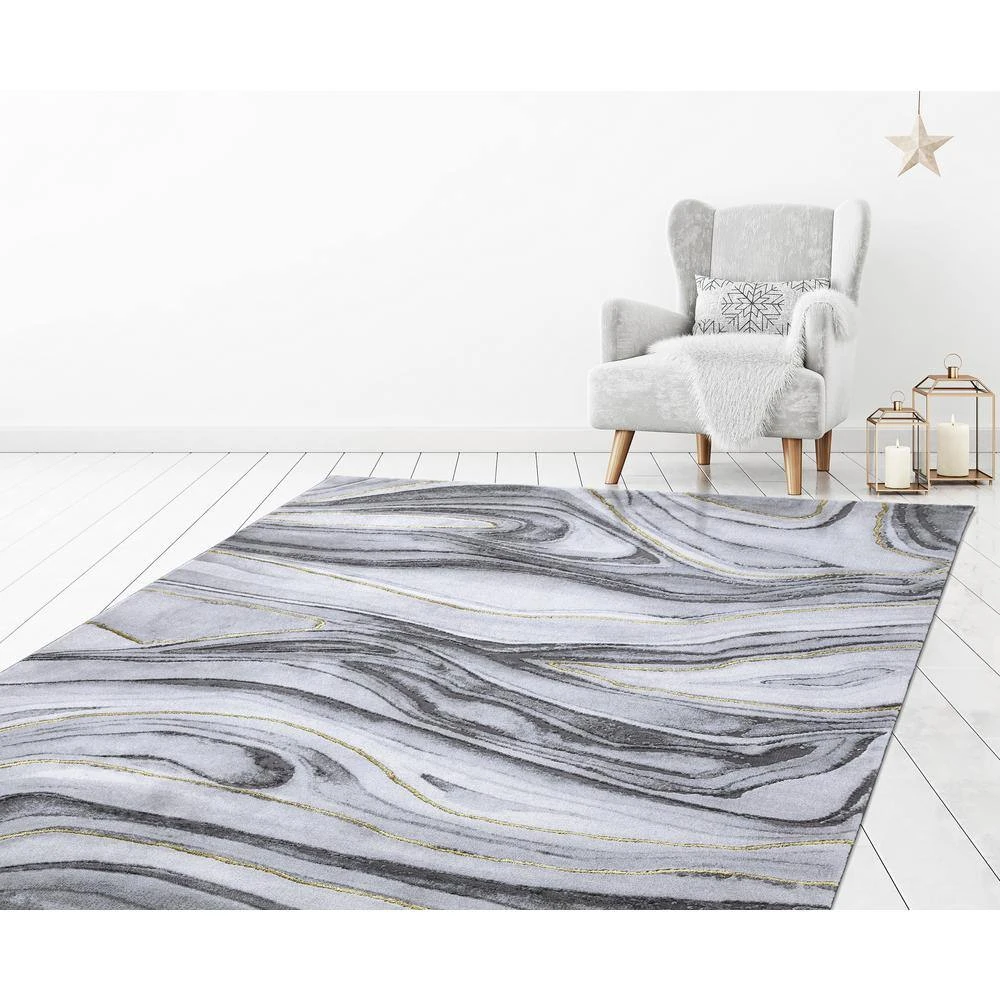 Matthew Grey 8 ft. x 10 ft. Area Rug by Home Decorators Collection 7 Matthew Grey 8 ft. x 10 ft. Area Rug by Home Decorators Collection - Image 7