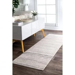 Nova Stripes Gray 12 ft. x 18 ft. Indoor Area Rug by Home Decorators Collection -Zamma Home Decorators Shop gray home decorators collection area rugs rzbd65b 12018 1f 1000