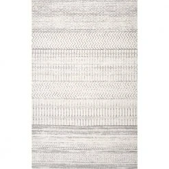 Nova Stripes Gray 12 ft. x 18 ft. Indoor Area Rug by Home Decorators Collection