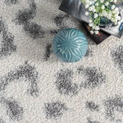Sebastian Leopard Print Gray 10 ft. x 14 ft. Area Rug by Home Decorators Collection -Zamma Home Decorators Shop gray home decorators collection kids rugs rzbd61a 10014 4f 1000