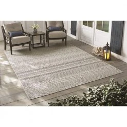 Rhapsody Gray 8 ft. x 10 ft. Indoor/Outdoor Area Rug by Home Decorators Collection -Zamma Home Decorators Shop gray home decorators collection outdoor rugs 30417 1d 1000