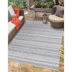 Rhapsody Gray 8 ft. x 10 ft. Indoor/Outdoor Area Rug by Home Decorators Collection -Zamma Home Decorators Shop gray home decorators collection outdoor rugs 30417 44 1000