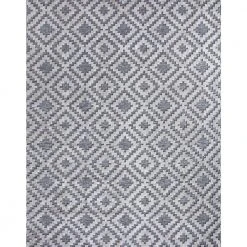 Samba Square Gray 8 ft. x 10 ft. Indoor/Outdoor Area Rug by Home Decorators Collection